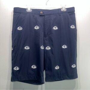 Loudmouth Men’s Bermuda Golf Navy Shorts "G" Size 35
